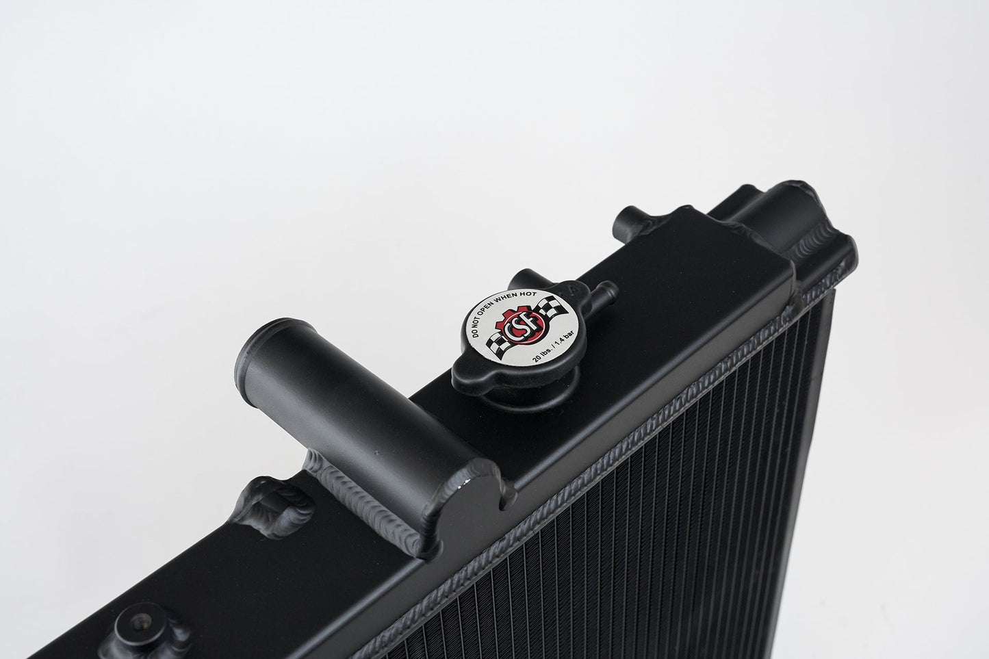 CSF #2882B 93-98 Toyota A80 Supra (NA/TT) High-Performance All-Aluminum Radiator - Black