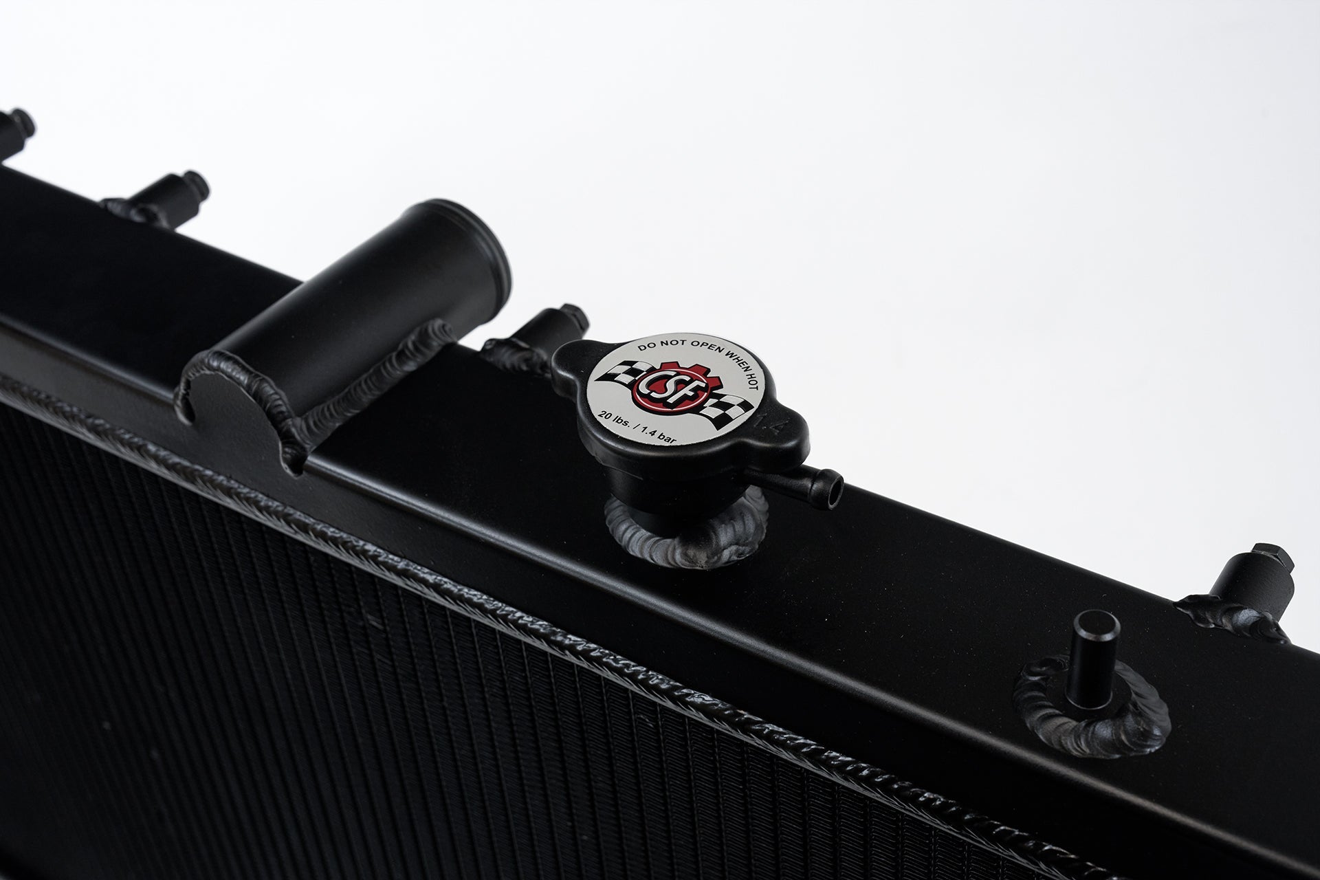 CSF #3076B 02-07 Subaru Impreza WRX/STI All-Aluminum Radiator - w/ filler neck - Black