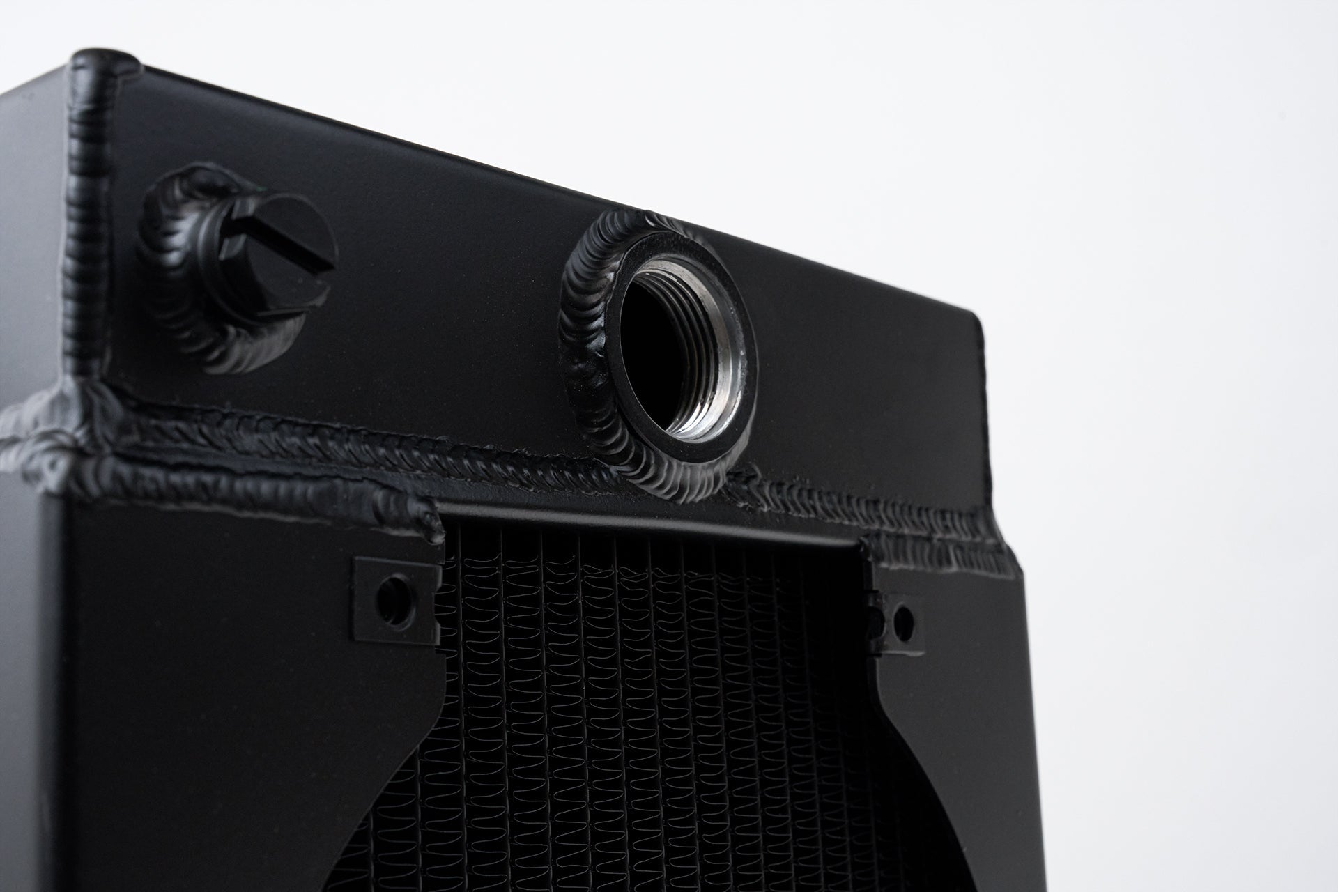 CSF #7065B The KING Cooler - Ultimate Drag Race Radiator w/ SPAL Fan & Mounting Kit - Black