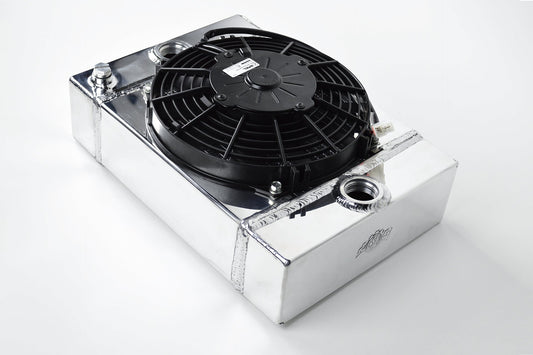 CSF #7065 The KING Cooler - Ultimate Drag Race Radiator w/ SPAL Fan & Mounting Kit