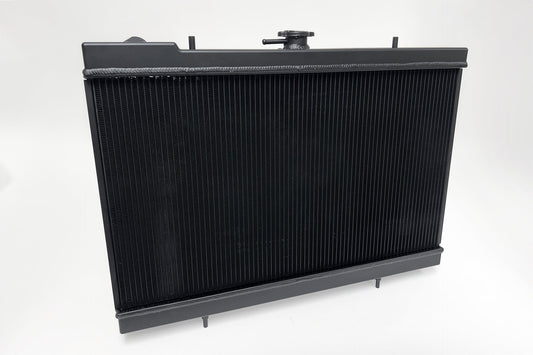 CSF #7217B R32 Skyline GT-R/GTS Full Billet Aluminum High-Performance Radiator - Black