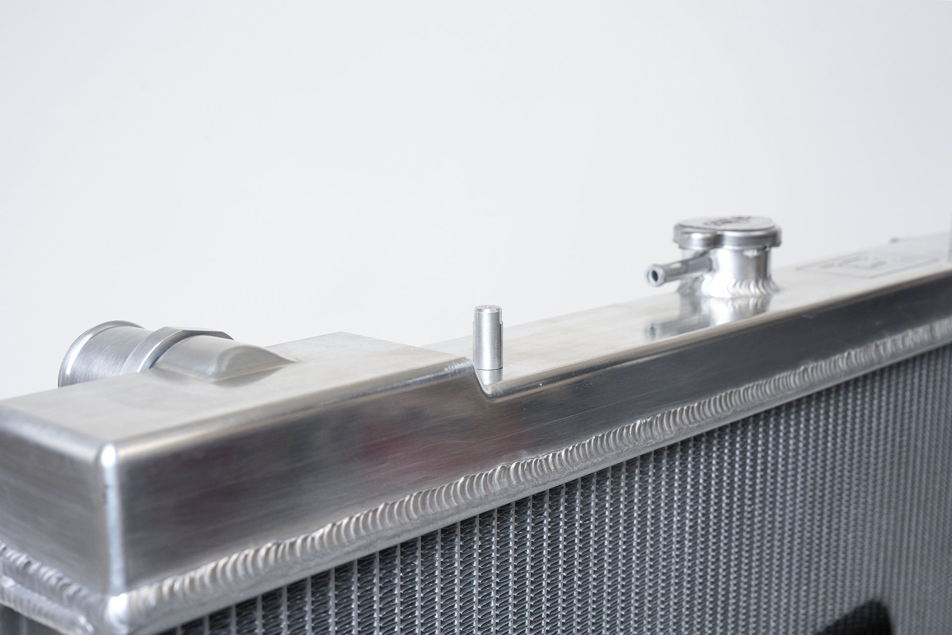 CSF #7217 R32 Skyline GT-R/GTS Full Billet Aluminum High-Performance Radiator - Raw Billet