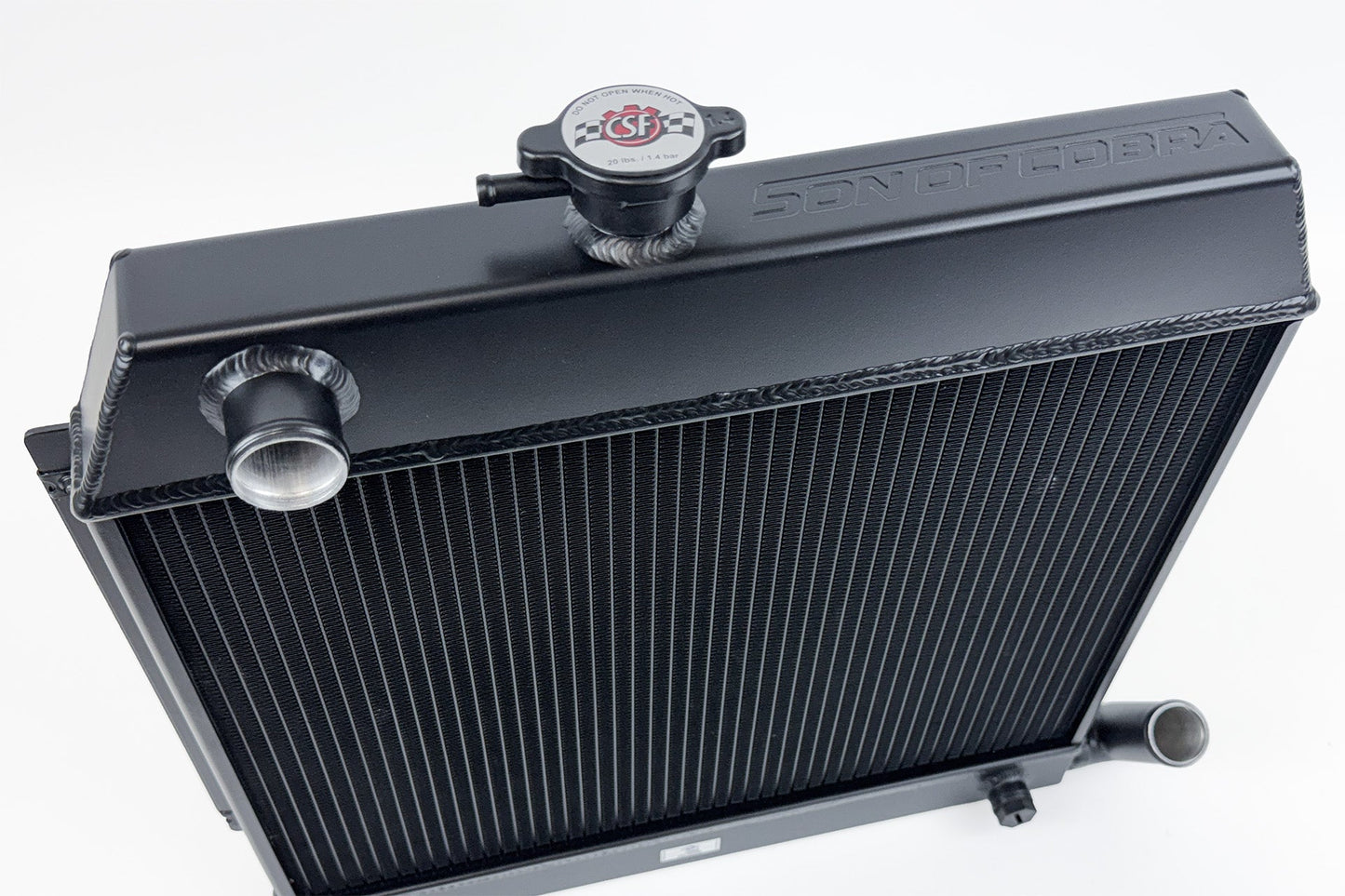 CSF #7225B BMW 2002 / 1602 High-Performance All-Aluminum Radiator - Black