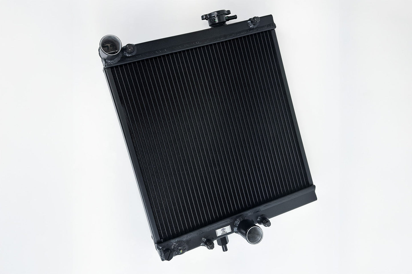 CSF #7228B Evo 7/8/9 High-Performance All-Aluminum Half Radiator - Black