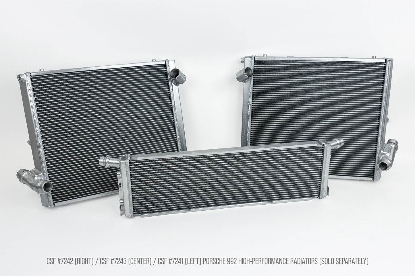 CSF #7243 Porsche 992 911 High-Performance All-Aluminum Radiator (Center)
