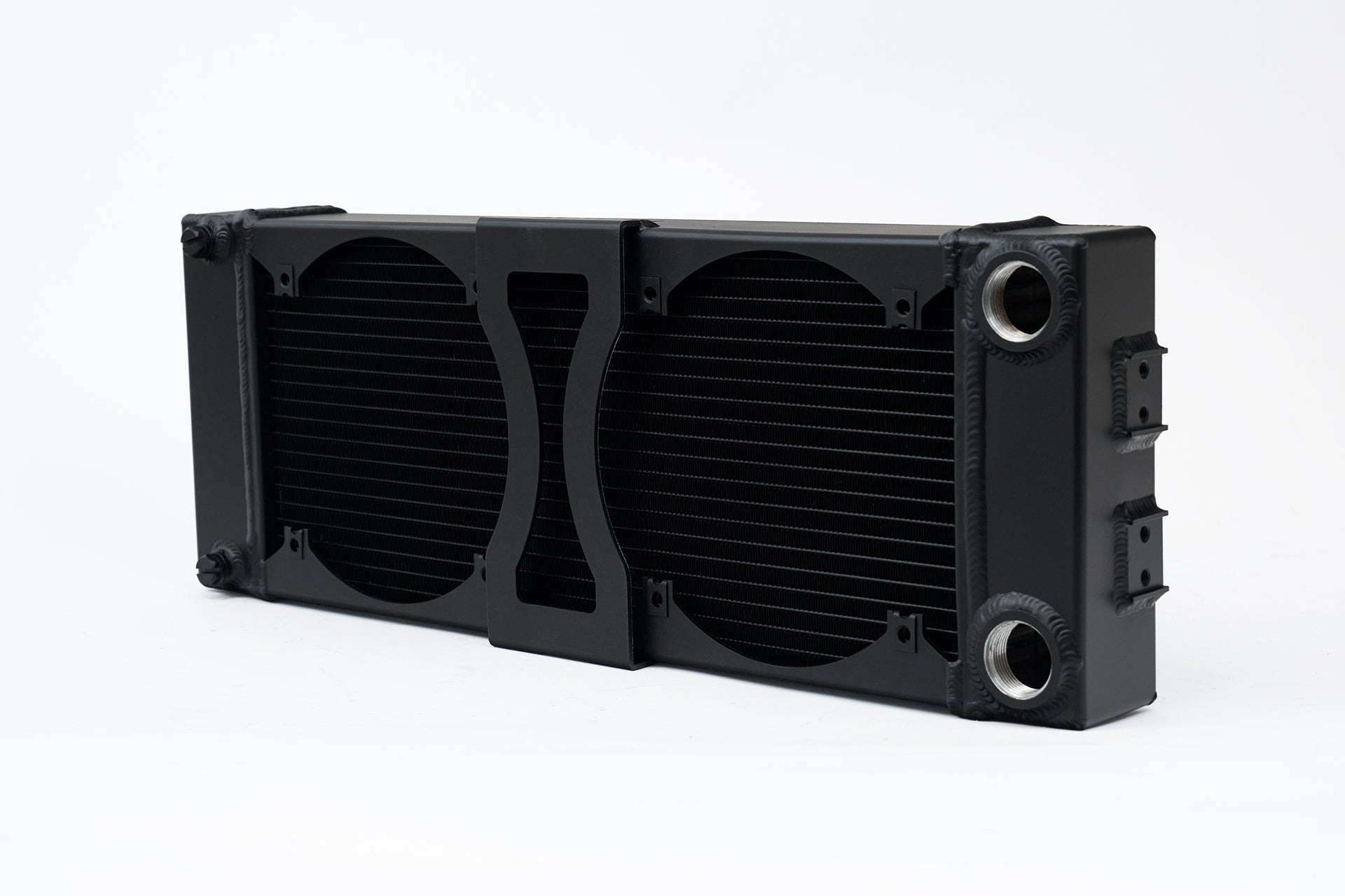 CSF #8024B Rywire Custom Tucked 24x9 Radiator - Black