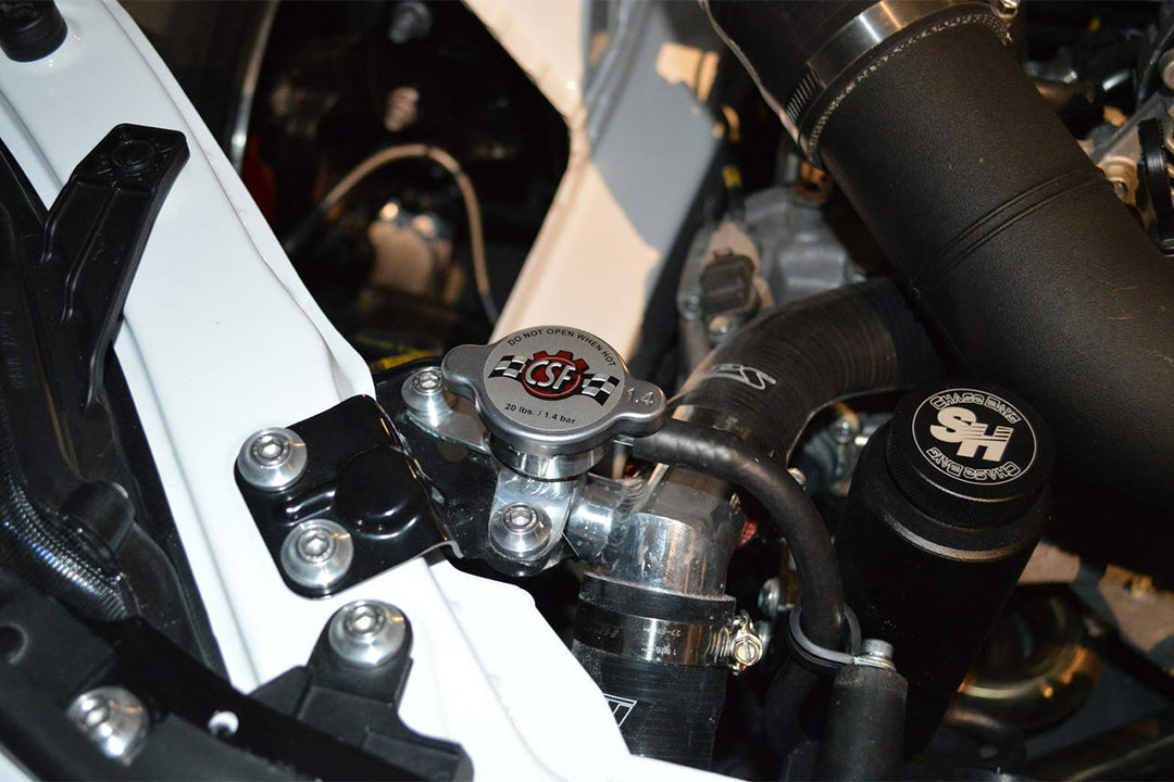 CSF #8044 FR-S/BRZ/86/GR86 All-Aluminum Filler Neck w/1.4 bar High Pressure Radiator Cap