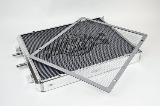 CSF #8075 BMW F8X M3/M4 Front Mount Heat Exchanger w/ rock guard - Silver