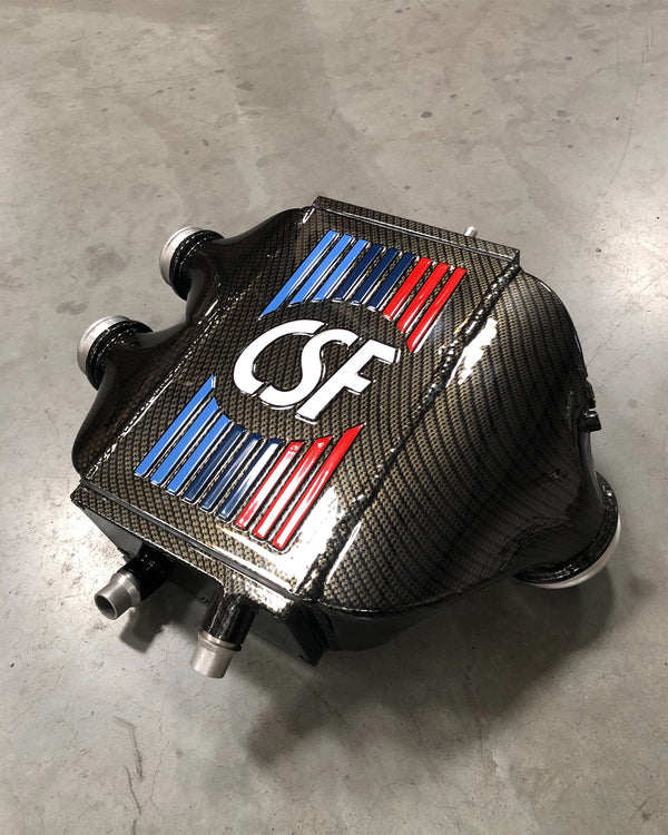 Hydro-dipped Carbon Fiber w/ BMW M Color Striping and silverstone logo +$900.00