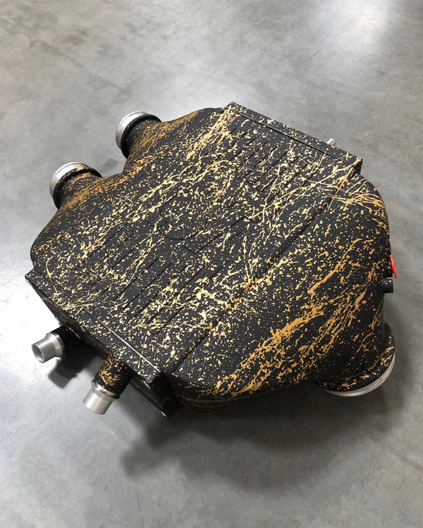Crinkle Black w/ Metallic Gold Splatter +$400.00