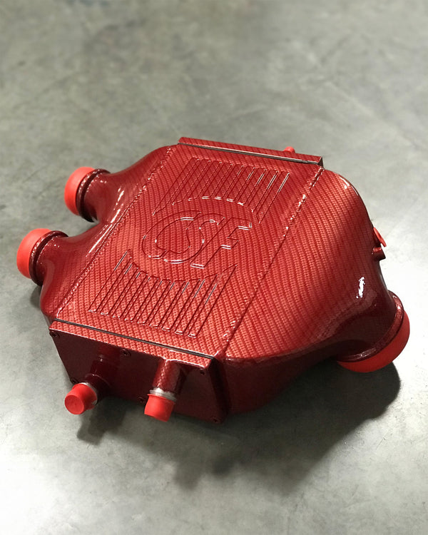 Hydro-dipped Red Carbon fiber +$400.00