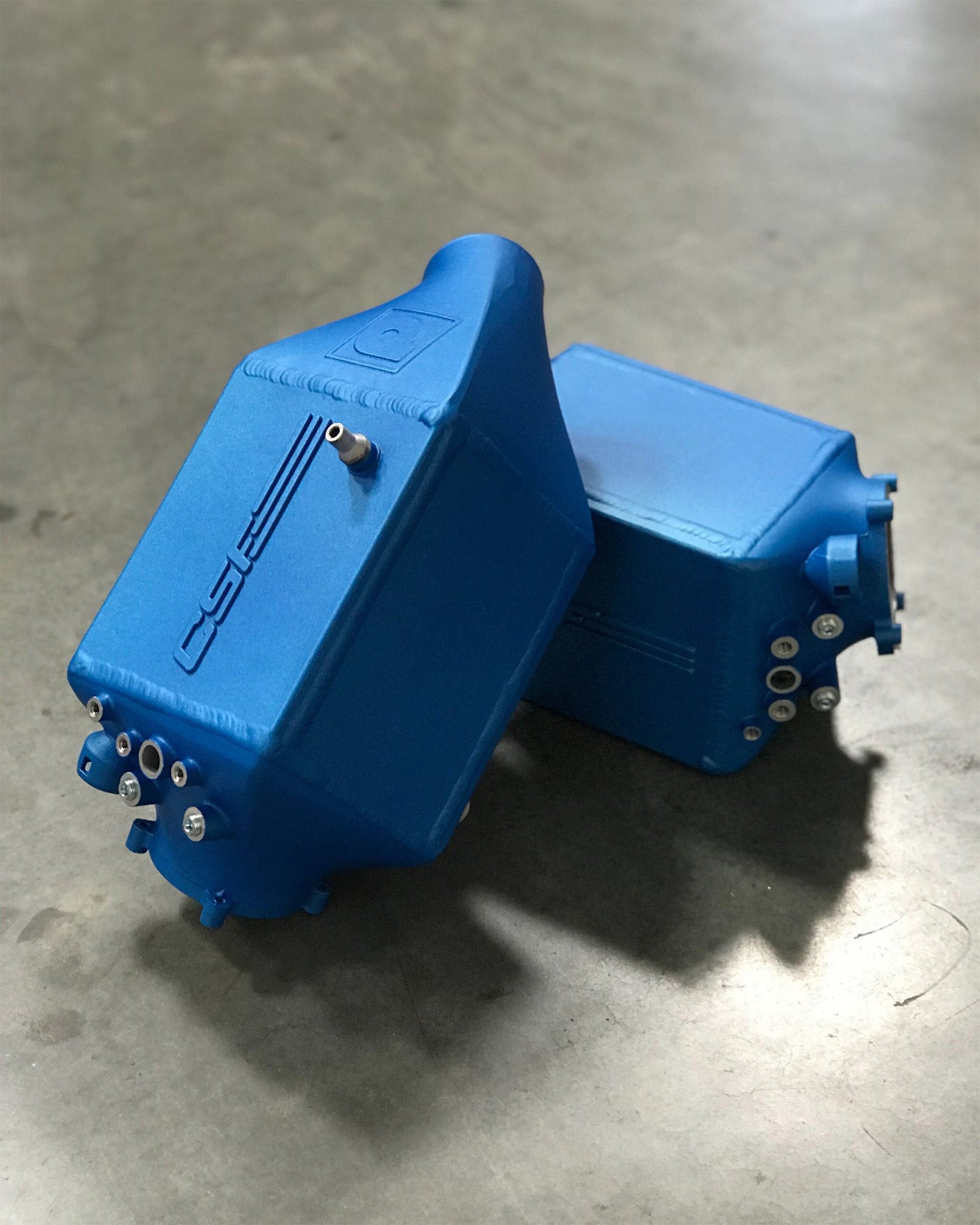 CSF #8109R BMW F1X M5 & M6 Twin Charge-Air-Cooler Set - Raw Finish custom finish - Matte Blue +$200.00