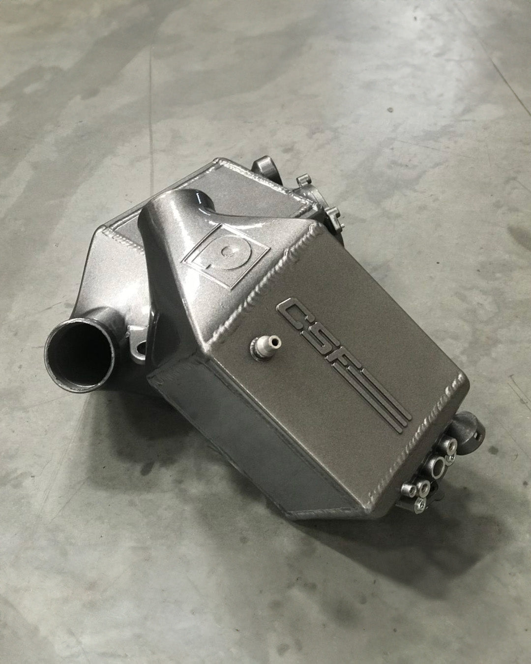 CSF #8109R BMW F1X M5 & M6 Twin Charge-Air-Cooler Set - Raw Finish custom finish - Smoke Silver +$200.00