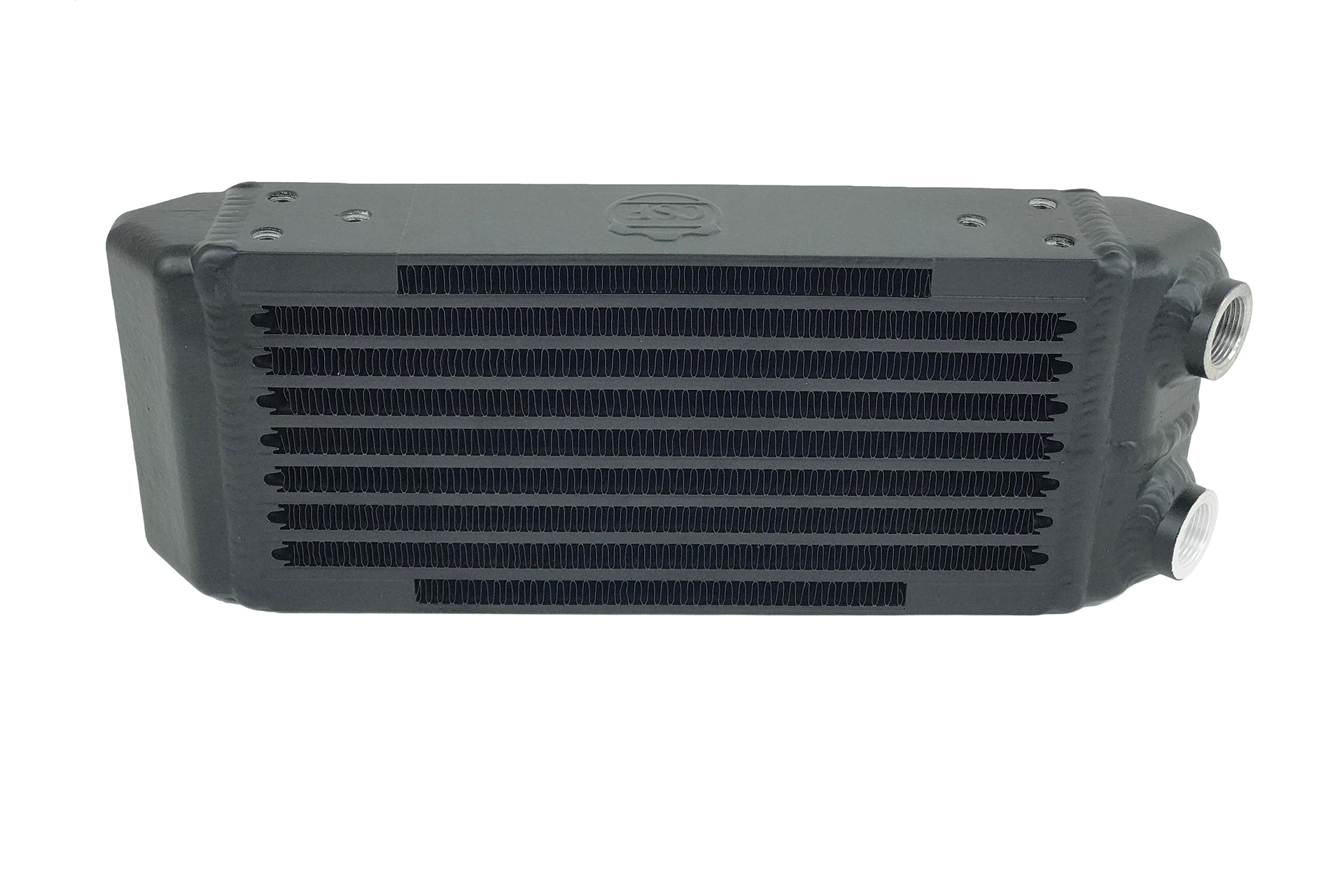 CSF #8119 Universal Dual-Pass Oil Cooler - M22 x 1.5 connections - 13L x 4.75H x 2.16W