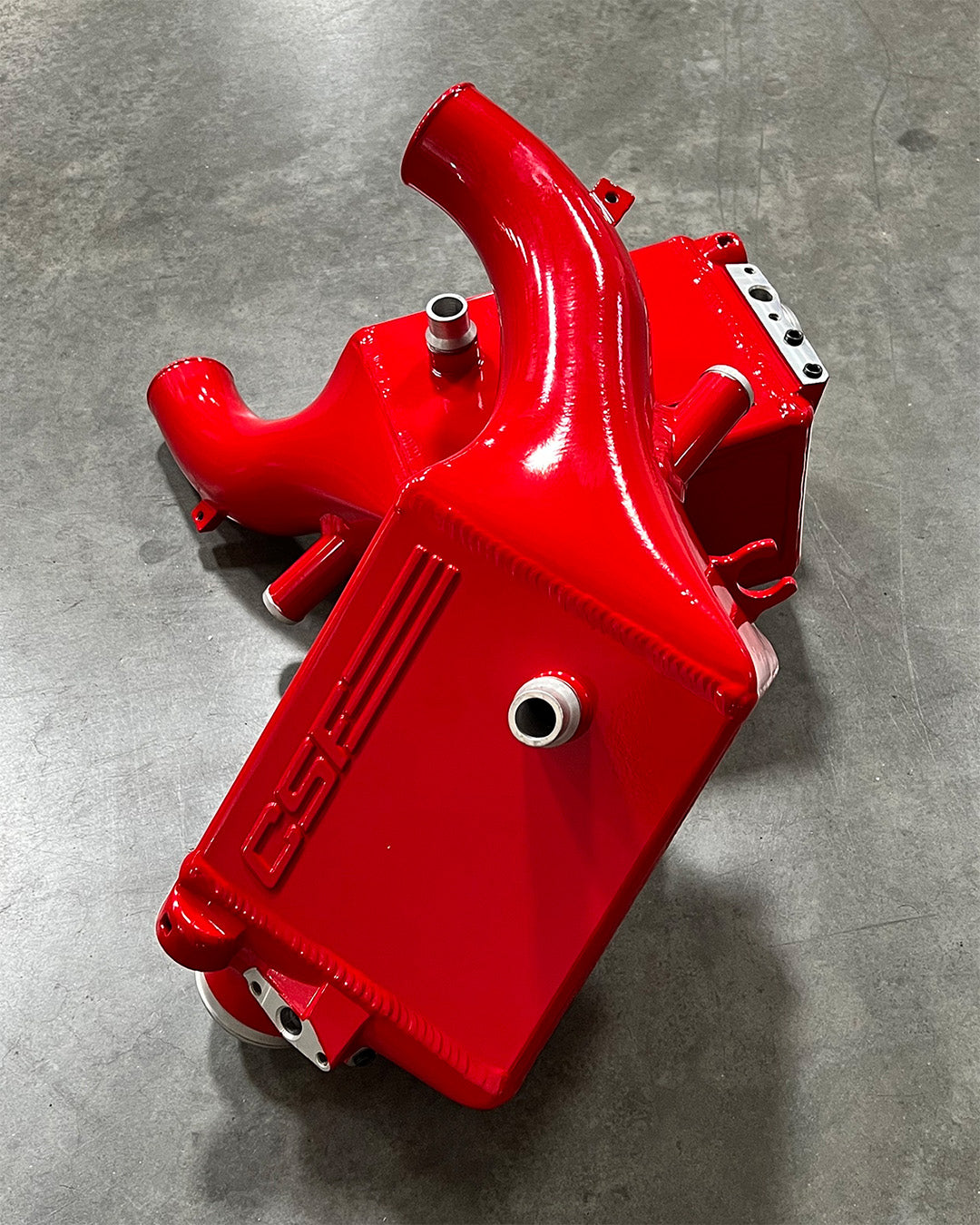 CSF #8178 BMW F9X M5/M8 Twin Charge-Air-Cooler Set custom finish - Bengal Red Gloss +$200.00