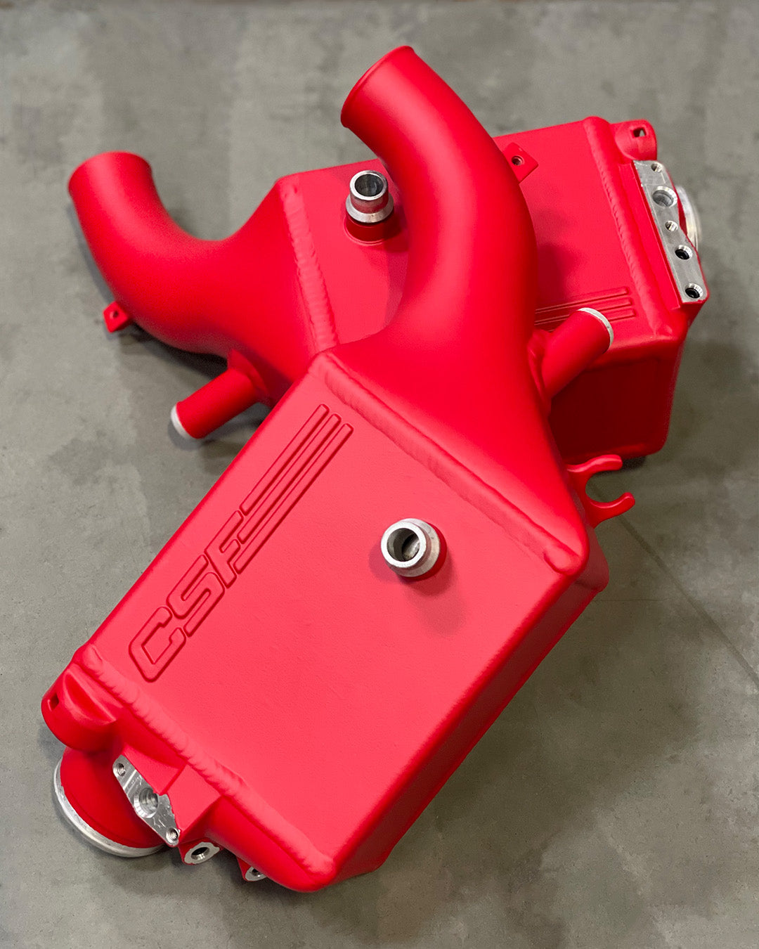 CSF #8178 BMW F9X M5/M8 Twin Charge-Air-Cooler Set custom finish - Bengal Red Matte +$200.00