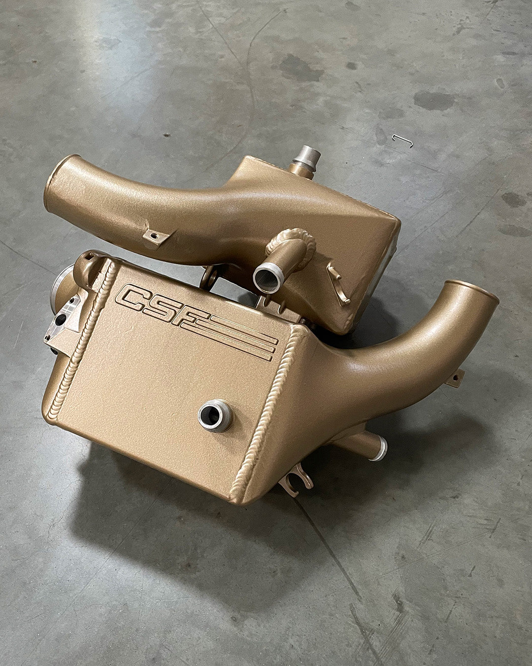 CSF #8178 BMW F9X M5/M8 Twin Charge-Air-Cooler Set custom finish - Bismark Gold - M5CS Color Match +$200.00