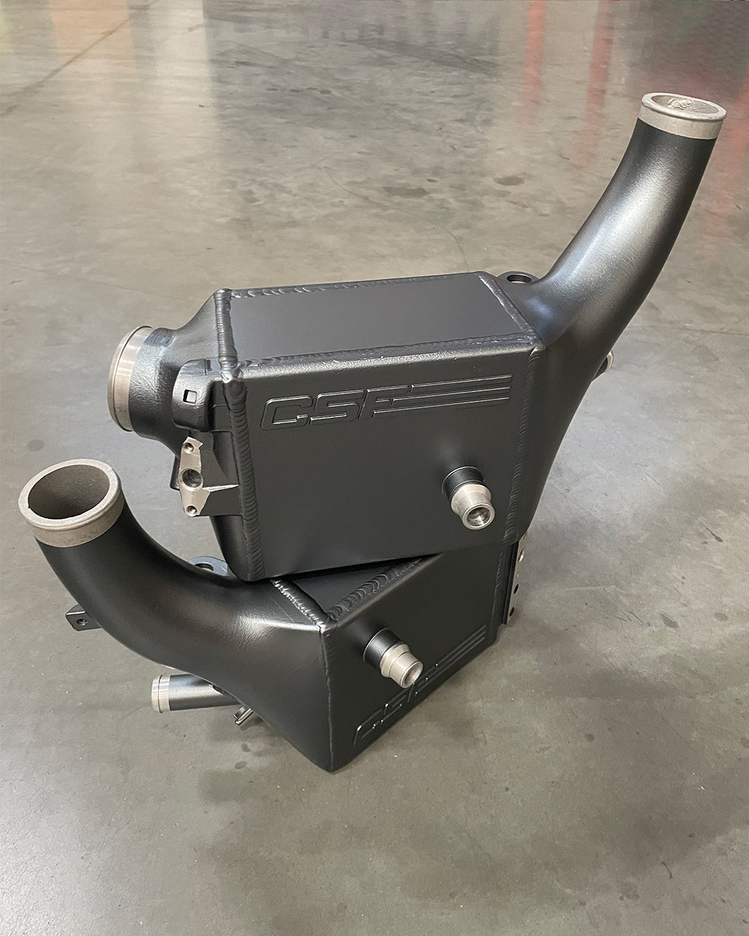 CSF #8178 BMW F9X M5/M8 Twin Charge-Air-Cooler Set custom finish - Custom Blue Stone +$200.00