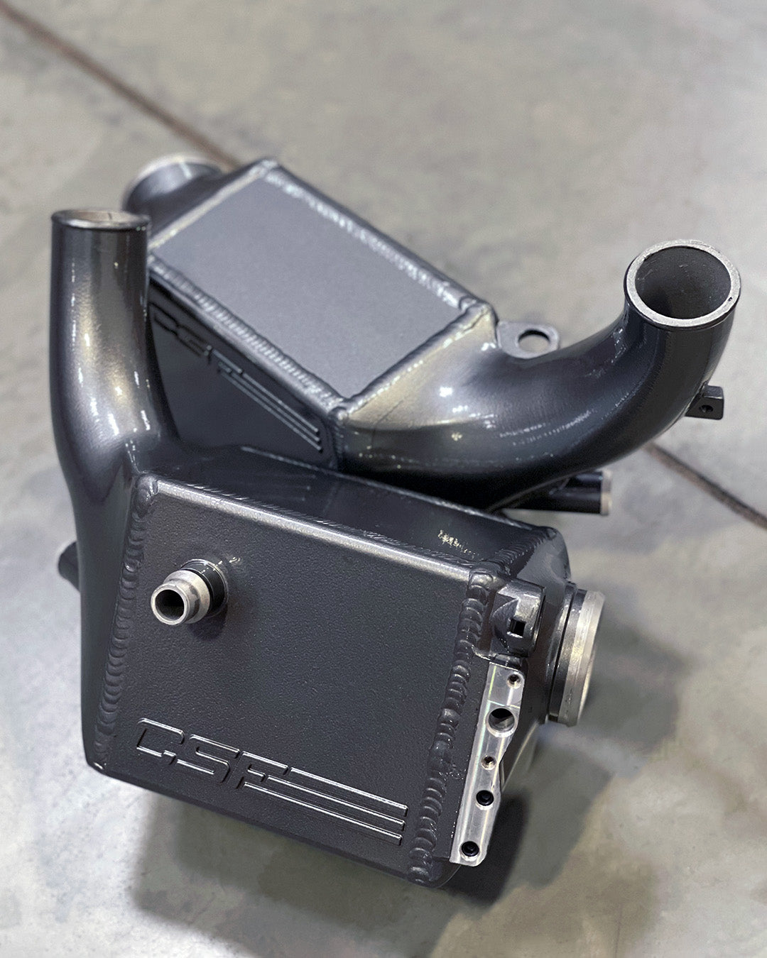 CSF #8178 BMW F9X M5/M8 Twin Charge-Air-Cooler Set custom finish - Space Grey Gloss +$200.00