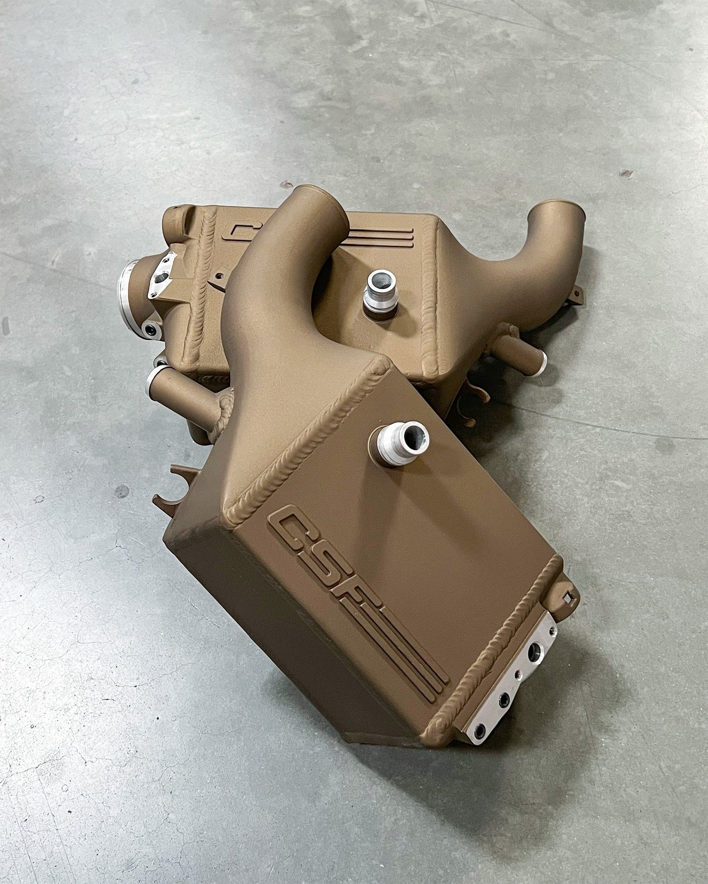 CSF #8178 BMW F9X M5/M8 Twin Charge-Air-Cooler Set custom finish - Titan 7 Techna Bronze +$200.00