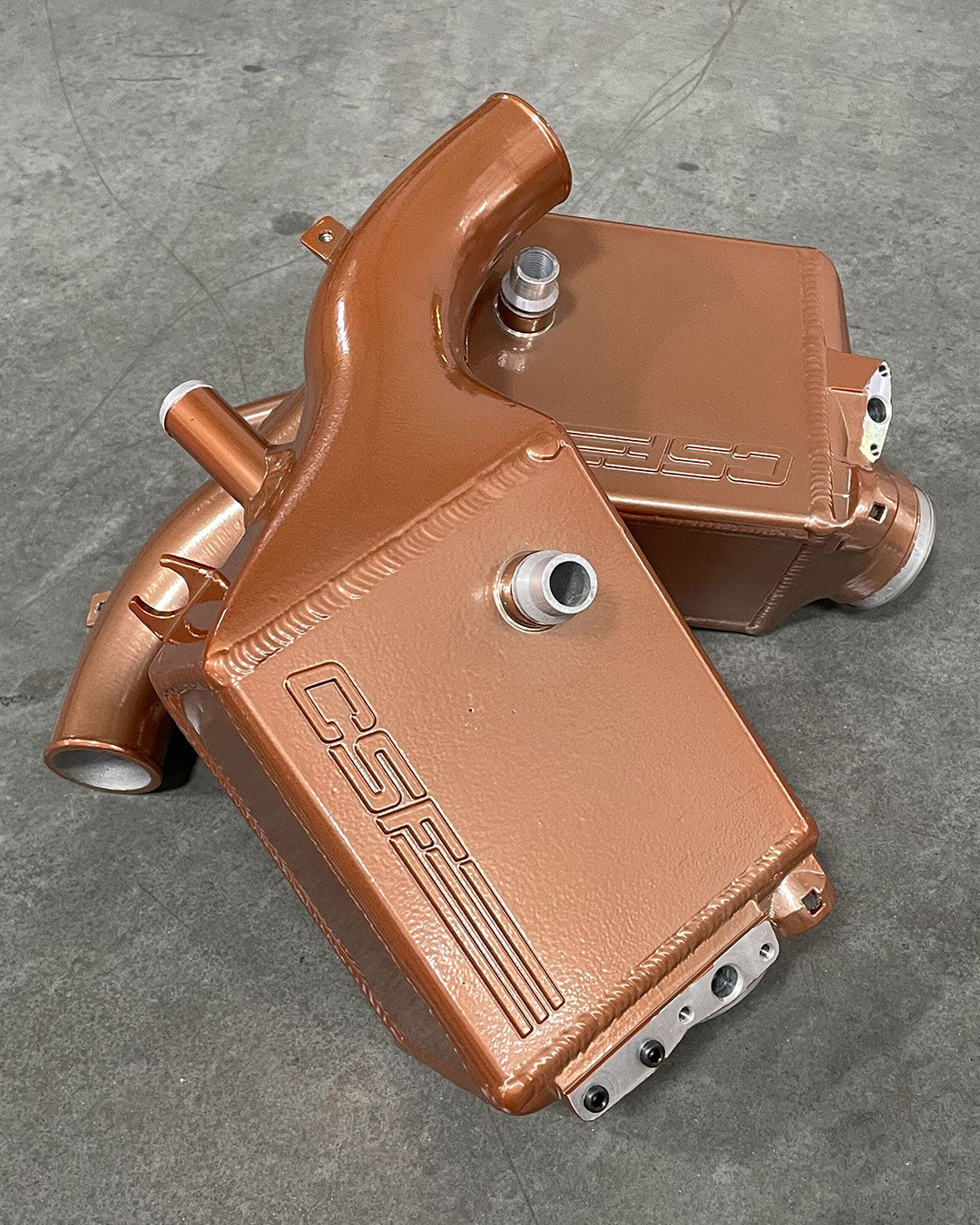 CSF #8178 BMW F9X M5/M8 Twin Charge-Air-Cooler Set custom finish - Vintage Rose +$200.00