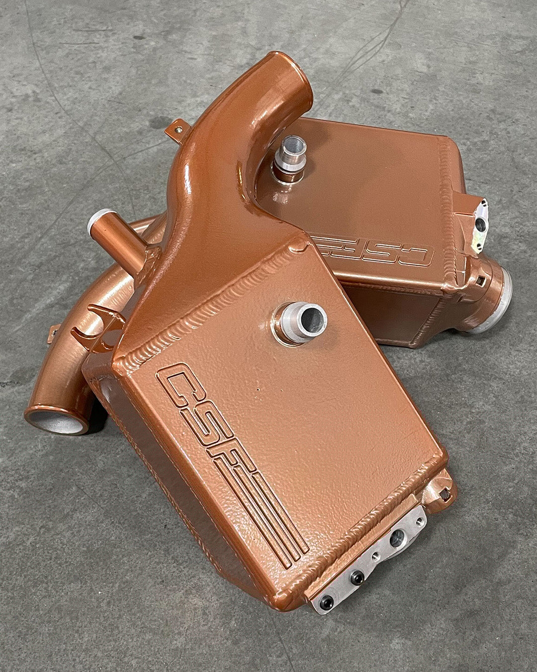 CSF #8315 BMW X5M / X6M / XM High-Performance Charge-Air-Coolers custom finish - Vintage Rose +$200.00