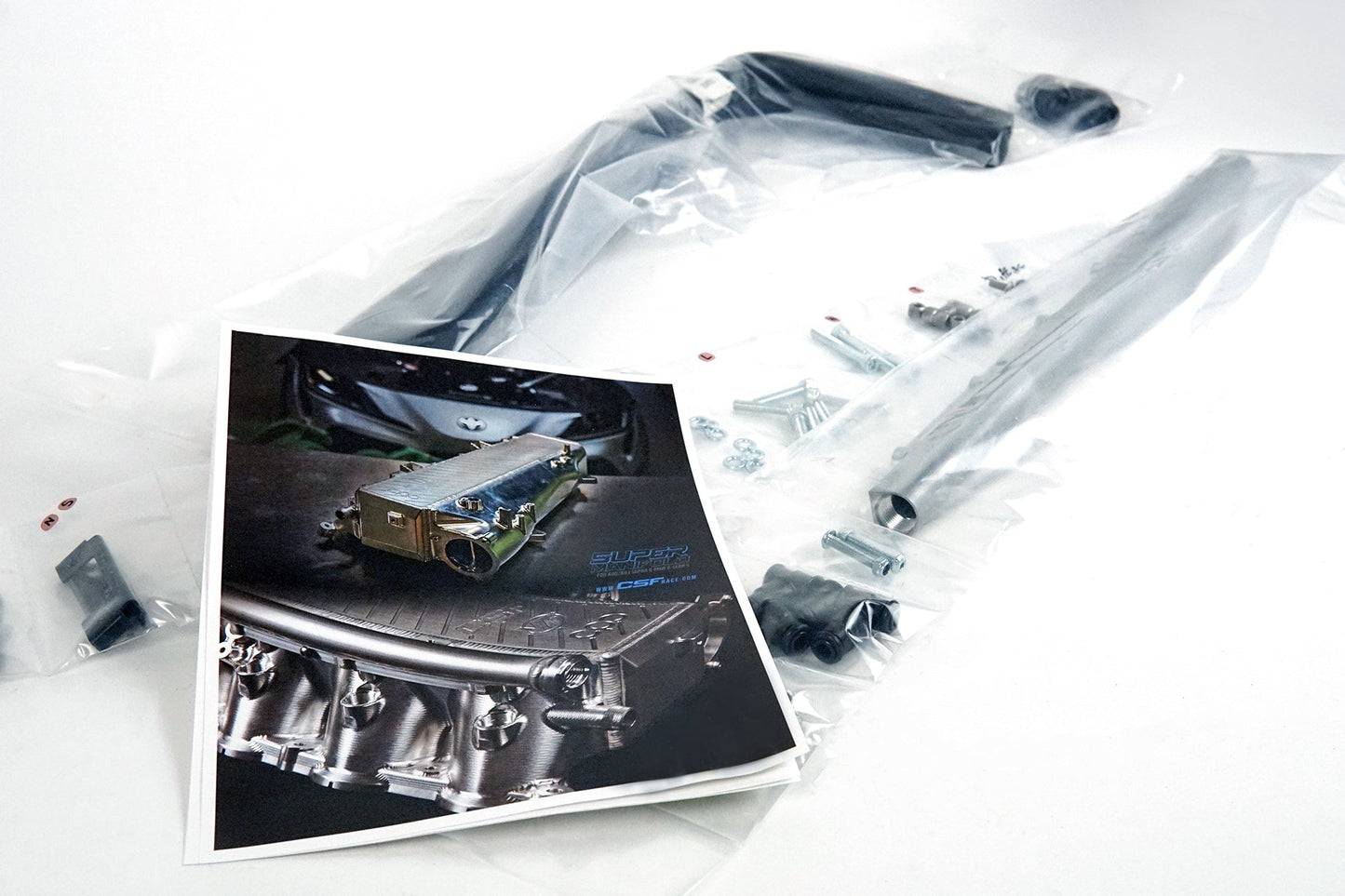 CSF #8200B A90 Supra / BMW B58 Charge-Air Cooler Manifold - Thermal Dispersion Black
