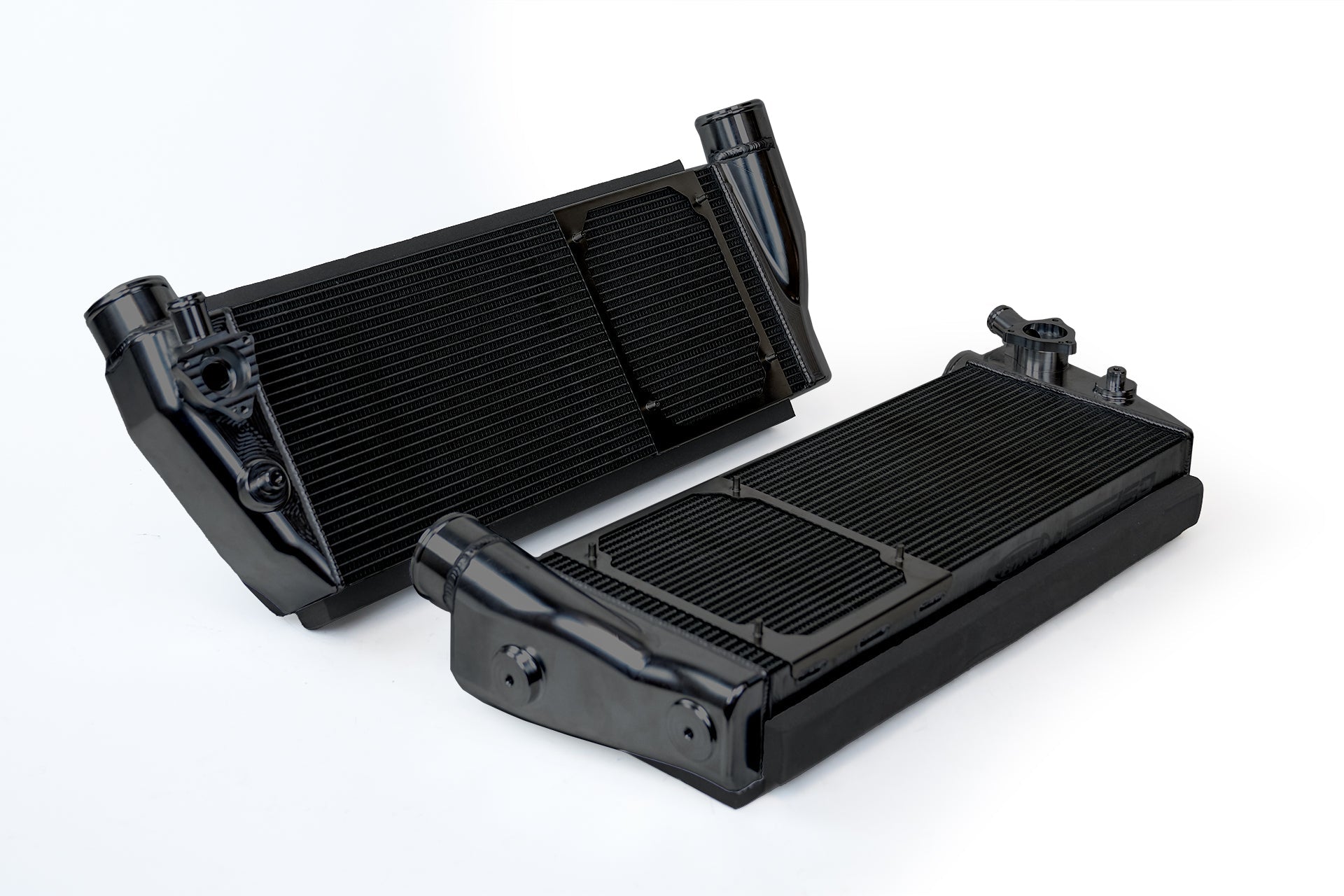 CSF #8210B Ferrari 488 / Pista / F8 Twin Intercooler Set - Thermal Dispersion Black