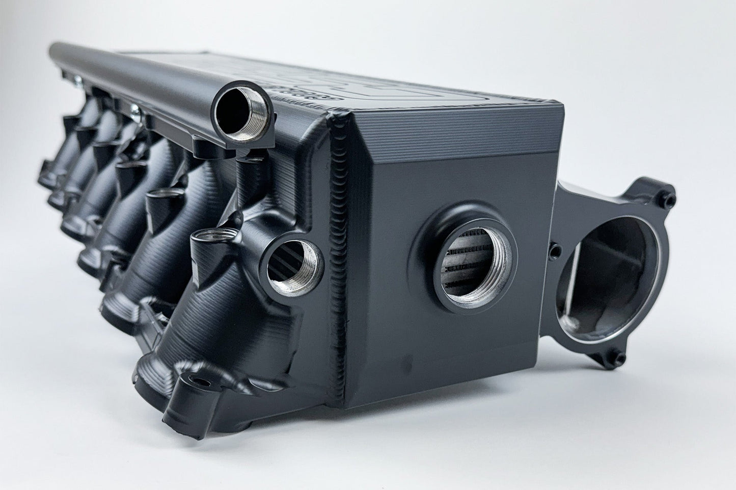 CSF #8400B BMW Gen 2 B58 Race X Charge Air Cooler Manifold - Thermal Dispersion Black