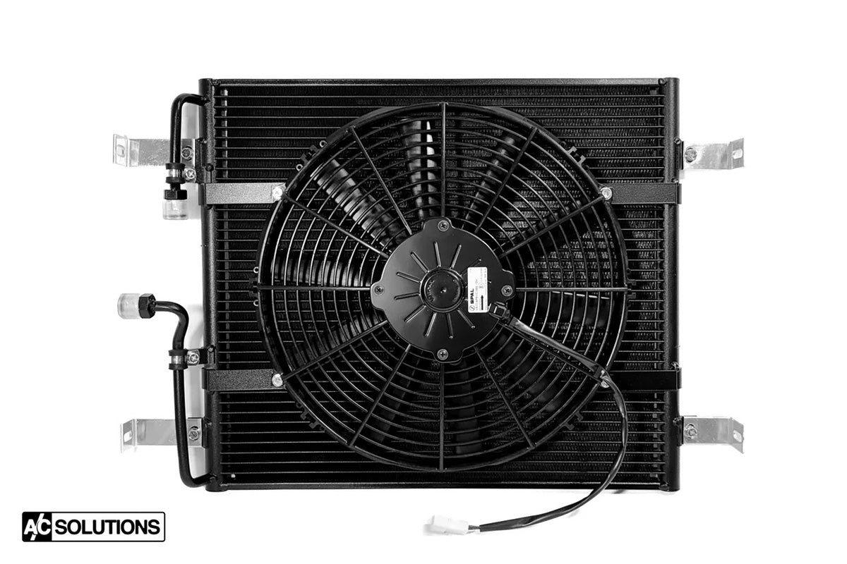 CSF #ACS-28-CSF-SPAL-KIT A/C Solutions CSF BMW E28 Parallel Flow Condenser + 13" SPAL Fan Combo