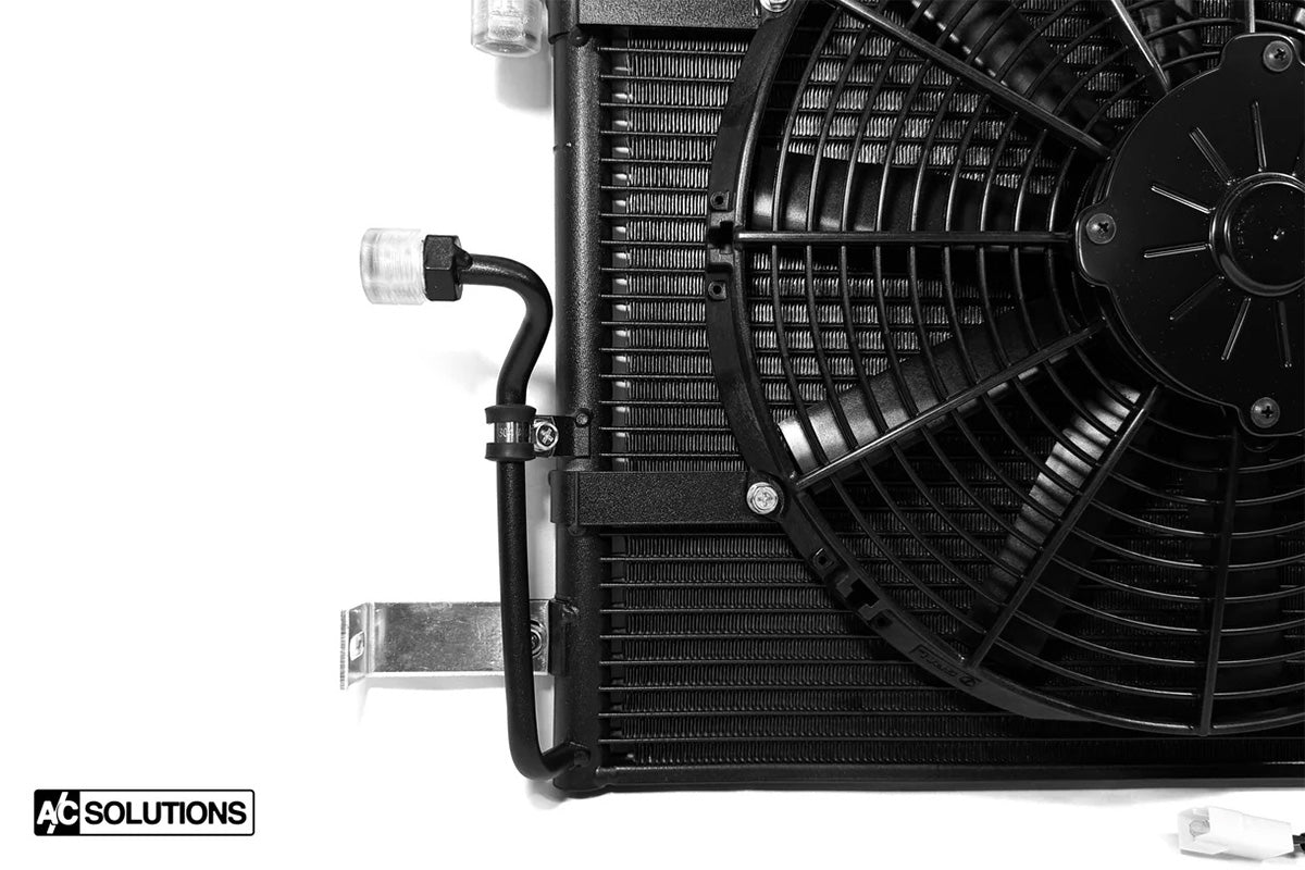 CSF #ACS-28-CSF-SPAL-KIT A/C Solutions CSF BMW E28 Parallel Flow Condenser + 13" SPAL Fan Combo