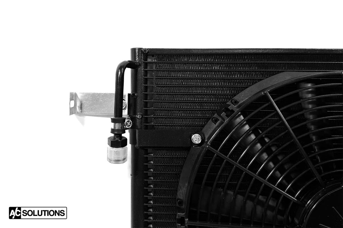 CSF #ACS-28-CSF-SPAL-KIT A/C Solutions CSF BMW E28 Parallel Flow Condenser + 13" SPAL Fan Combo