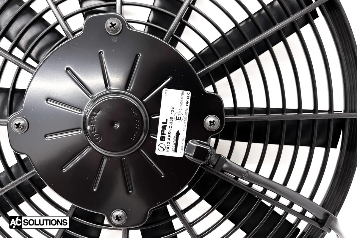 CSF #ACS-28-CSF-SPAL-KIT A/C Solutions CSF BMW E28 Parallel Flow Condenser + 13" SPAL Fan Combo