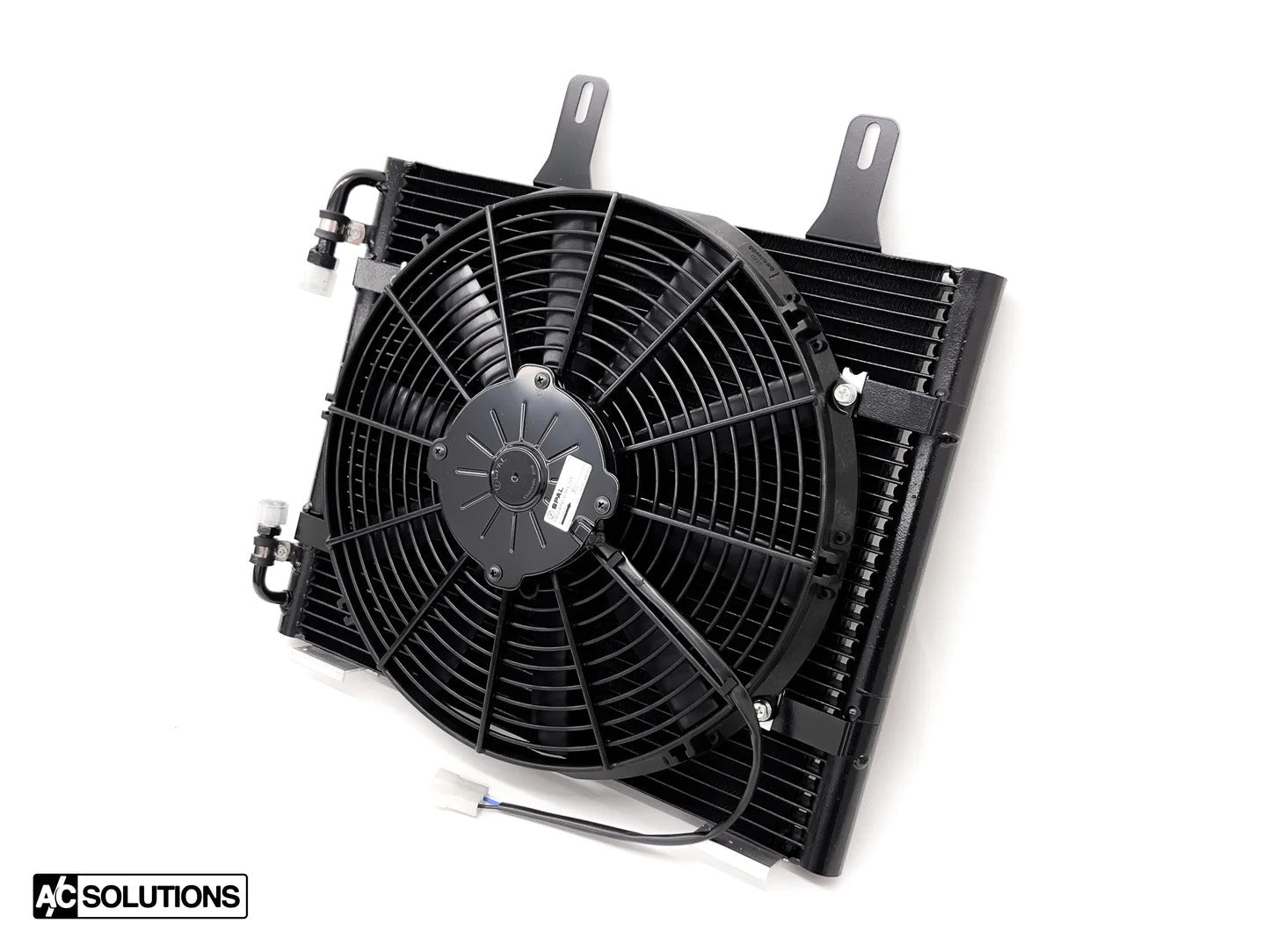 CSF #ACS-30-CSF-SPAL-KIT A/C Solutions CSF BMW E30 Parallel Flow Condenser + 13" SPAL Fan Combo