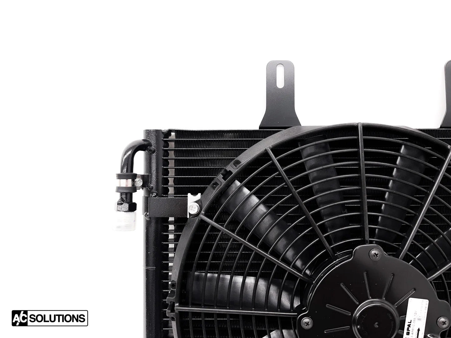 CSF #ACS-30-CSF-SPAL-KIT A/C Solutions CSF BMW E30 Parallel Flow Condenser + 13" SPAL Fan Combo