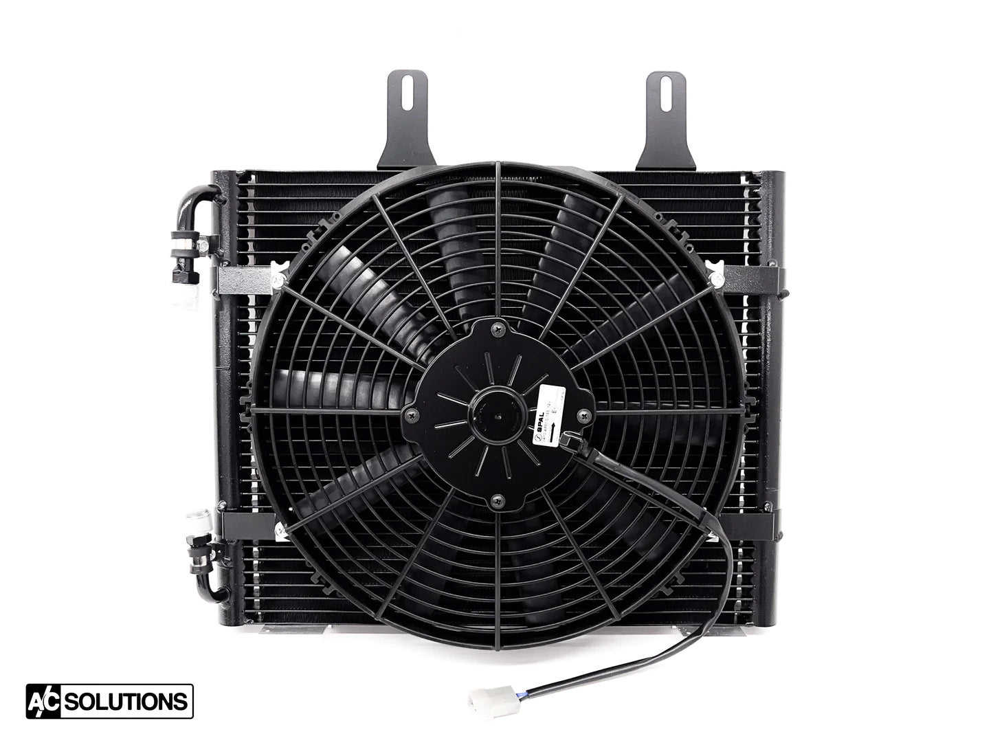 CSF #ACS-30-CSF-SPAL-KIT A/C Solutions CSF BMW E30 Parallel Flow Condenser + 13" SPAL Fan Combo