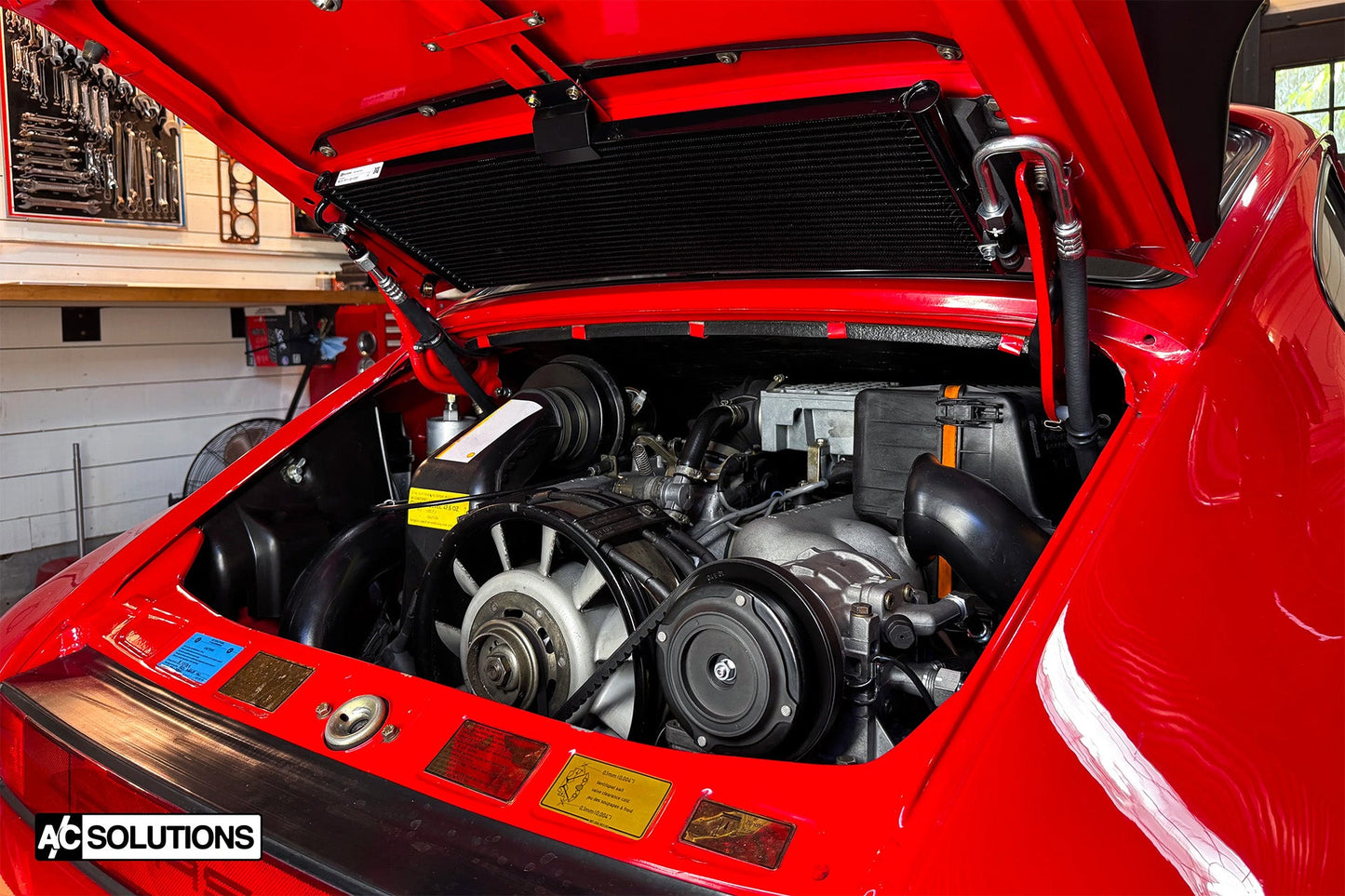 CSF #ACS-911-32-CSF A/C Solutions x CSF 911 3.2 Carrera Rear Decklid Parallel Flow Condenser