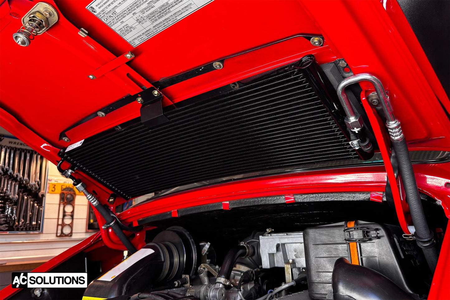 CSF #ACS-911-32-CSF A/C Solutions x CSF 911 3.2 Carrera Rear Decklid Parallel Flow Condenser