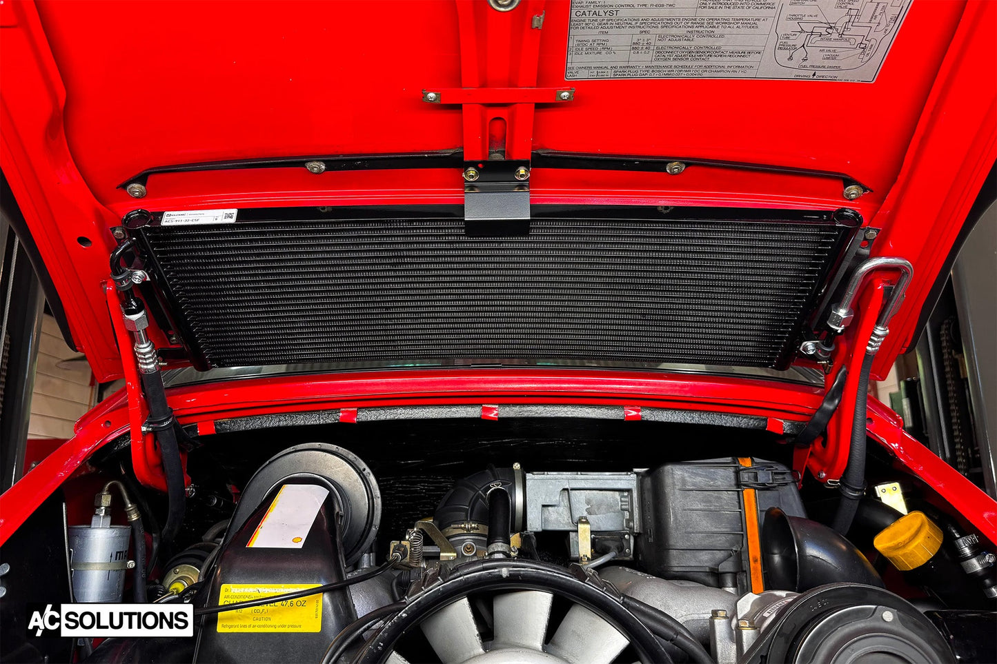 CSF #ACS-911-32-CSF A/C Solutions x CSF 911 3.2 Carrera Rear Decklid Parallel Flow Condenser