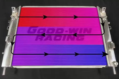 CSF #61-3390 Goodwin Racing NC Miata Triple-Pass MAXIMUM PERFORMANCE 42mm Radiator