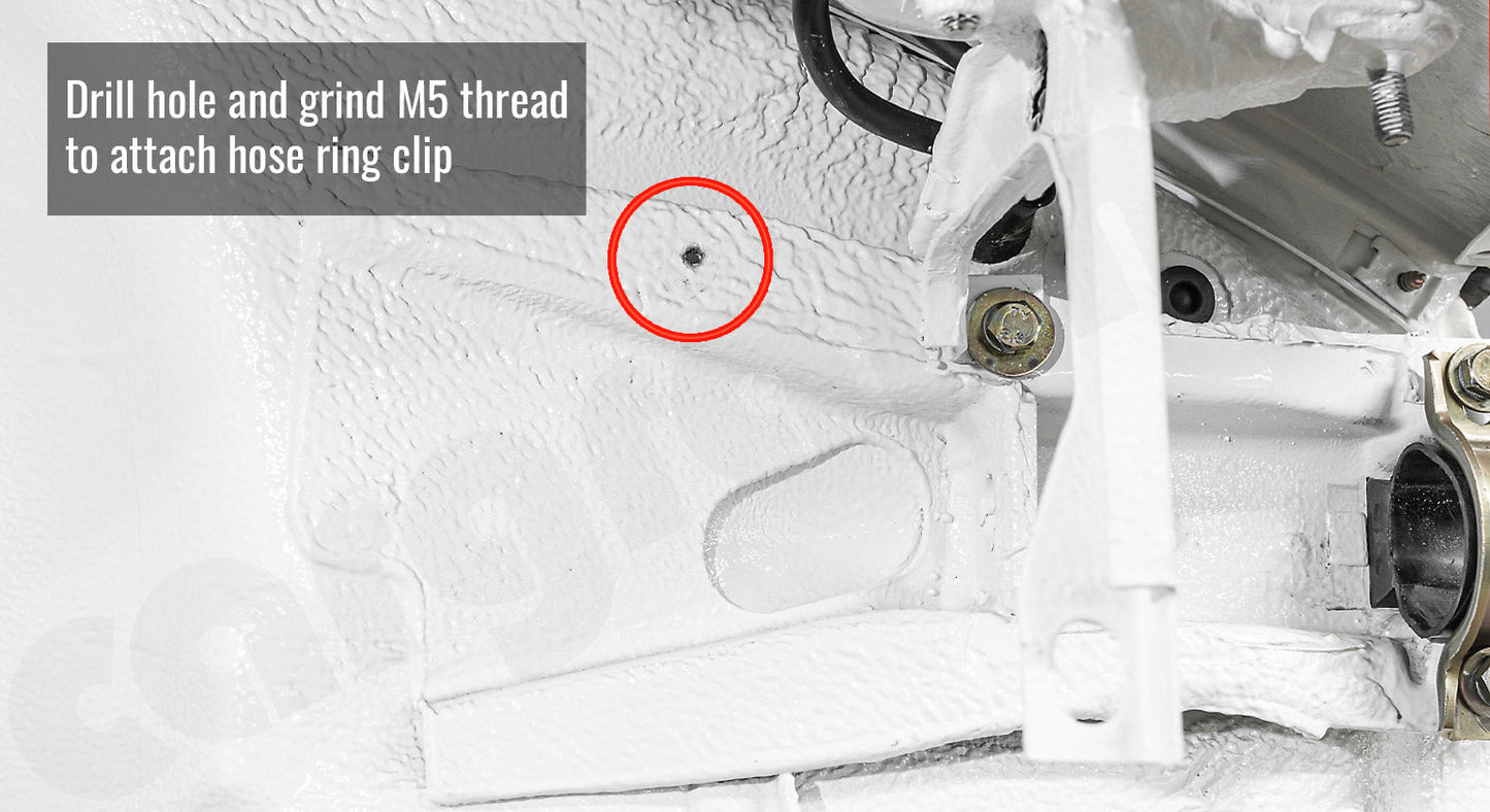 CSF #R1120020700 CARGRAPHIC Porsche 911 3.2l Carrera RSR Style Centre-Mounted Oil Cooler Kit