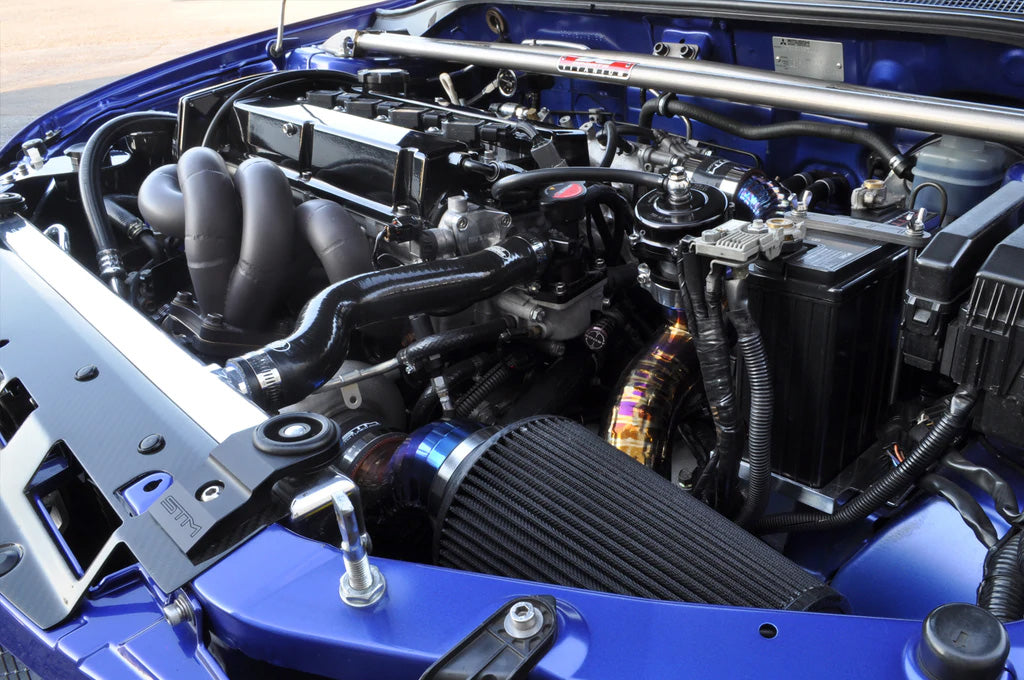 CSF #STM-EVO789-BILRAD STM Evo 7/8/9 Billet Aluminum Slim Radiator