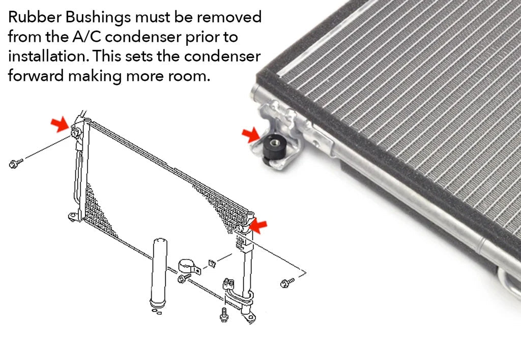 CSF #STM-EVO789-BILRAD STM Evo 7/8/9 Billet Aluminum Slim Radiator