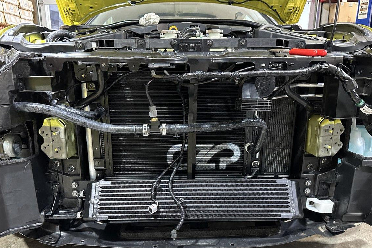 CSF #21457-4D101 CZP by CSF - 2023+ Nissan Z (RZ34) Upgraded Heat Exchanger (Black)