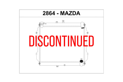 CSF #2864 CSF 2864 - 89-91 Mazda FC RX-7 Radiator (Discontinued)