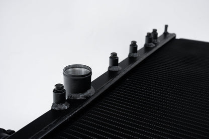 CSF #3076B 02-07 Subaru Impreza WRX/STI All-Aluminum Radiator - w/ filler neck - Black