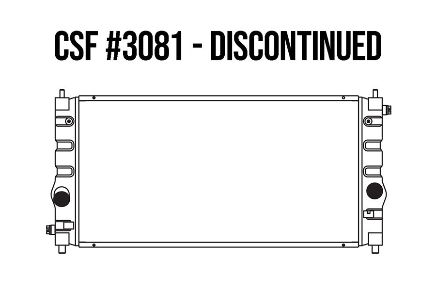 CSF 3081 - Toyota MR2 Spyder Radiator (Discontinued)