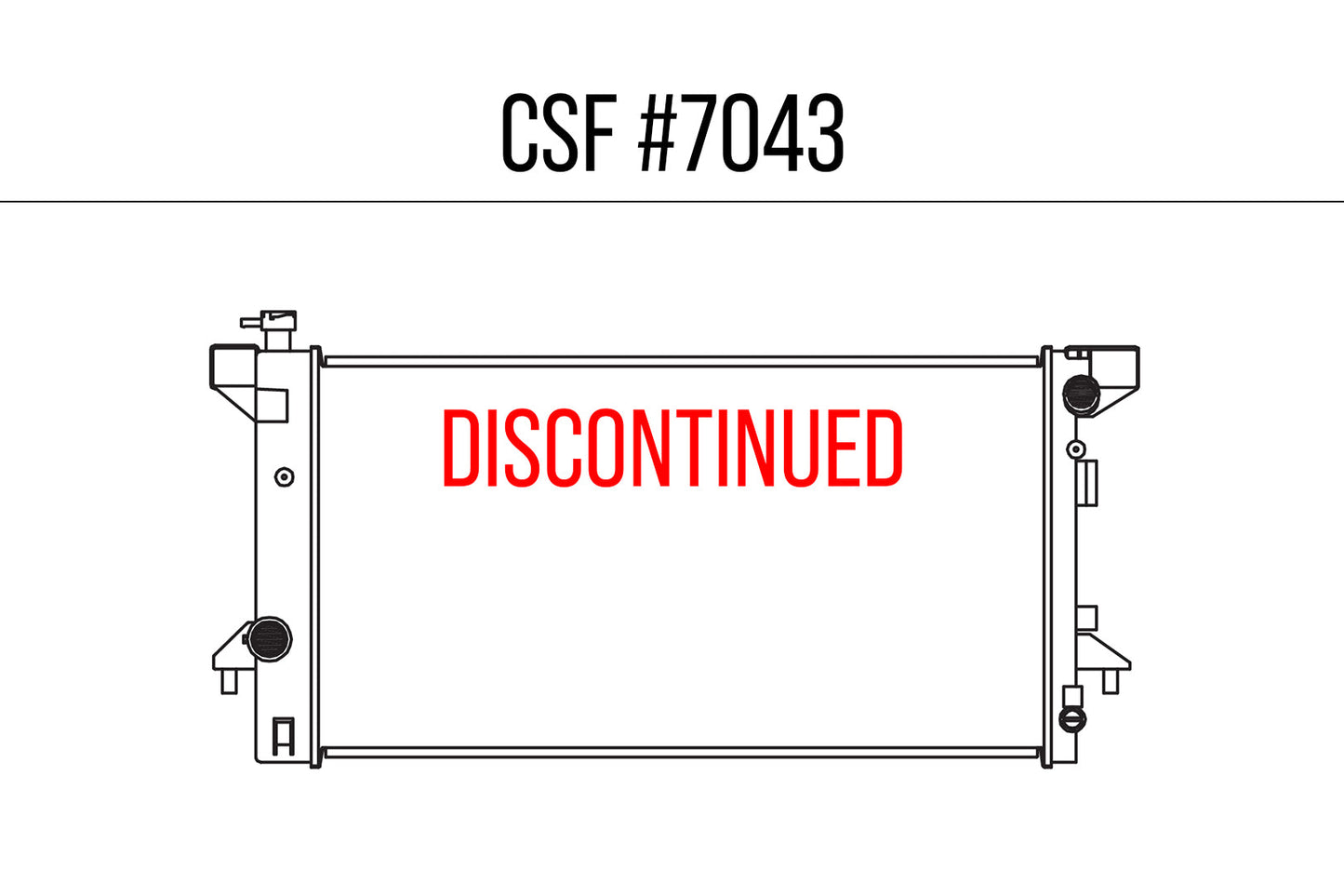 CSF #7043 CSF 7043 - 10-14 Ford F-150 SVT Raptor Radiator (Discontinued)