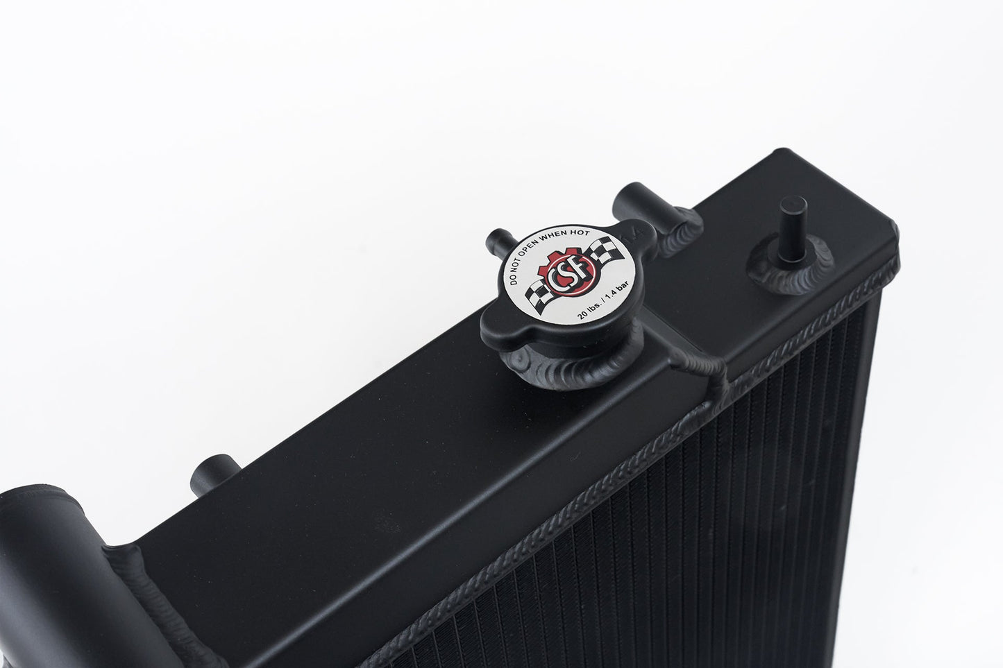 CSF #7095B 08-14 Subaru WRX / STI / 15-21 Subaru WRX 2-Row 42mm Race-Spec Radiator - Black