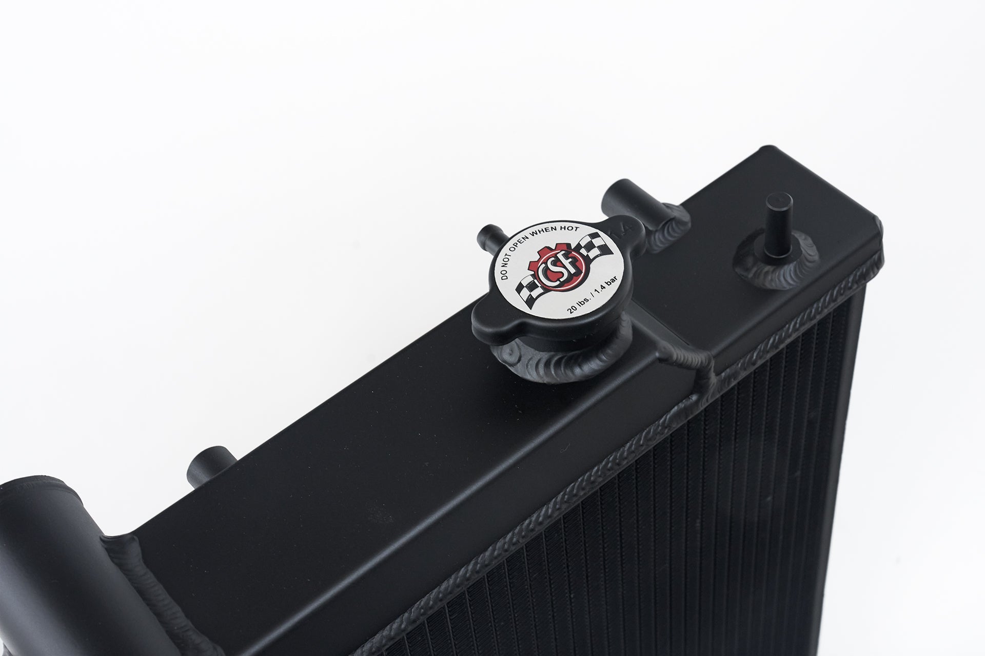 CSF #7095B 08-14 Subaru WRX / STI / 15-21 Subaru WRX 2-Row 42mm Race-Spec Radiator - Black